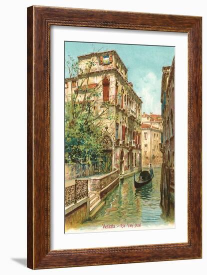 Van Axel Canal, Venice, Italy-null-Framed Art Print