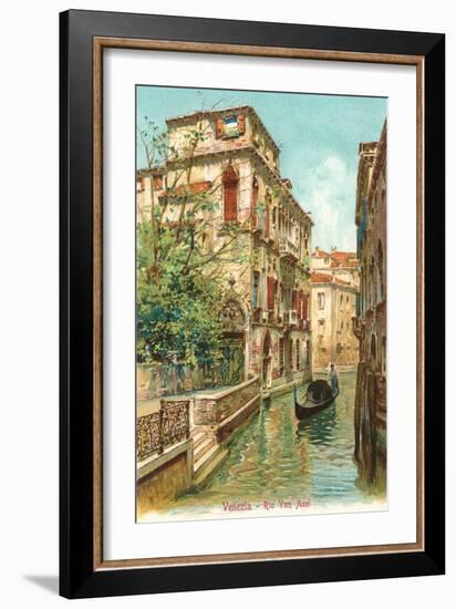Van Axel Canal, Venice, Italy-null-Framed Art Print