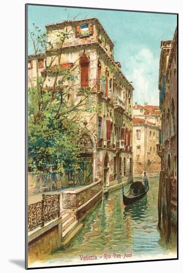 Van Axel Canal, Venice, Italy-null-Mounted Art Print