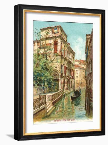 Van Axel Canal, Venice, Italy-null-Framed Art Print