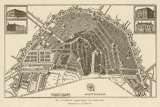 Map of Amsterdam-Van Brouwer-Premium Photographic Print