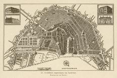Map of Amsterdam-Van Brouwer-Mounted Photographic Print