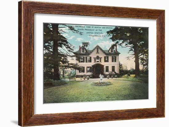 Van Buren's House, Kinderhook-null-Framed Art Print