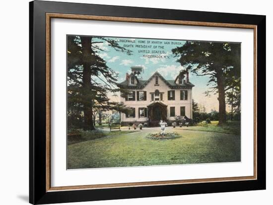 Van Buren's House, Kinderhook-null-Framed Art Print