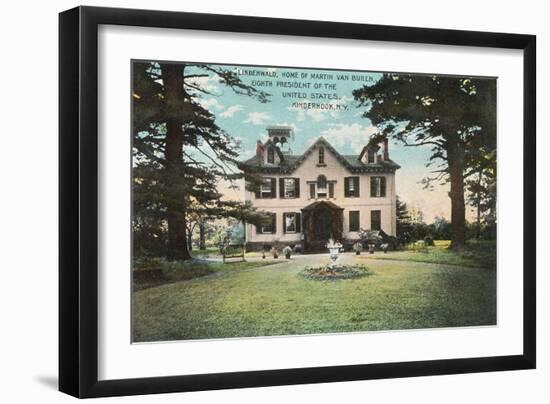 Van Buren's House, Kinderhook-null-Framed Art Print