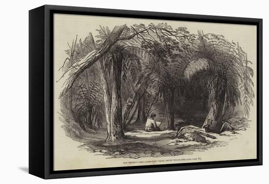Van Diemen's Land, Fern-Tree Valley, Mount Wellington-null-Framed Premier Image Canvas