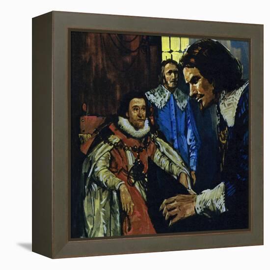 Van Dyck Came to the Attention of the Earl of Arundel Who Introduced Him to King James I-Luis Arcas Brauner-Framed Premier Image Canvas