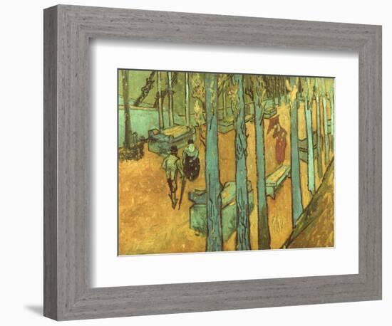 Van Gogh: Alyscamps, 1888-Vincent van Gogh-Framed Giclee Print