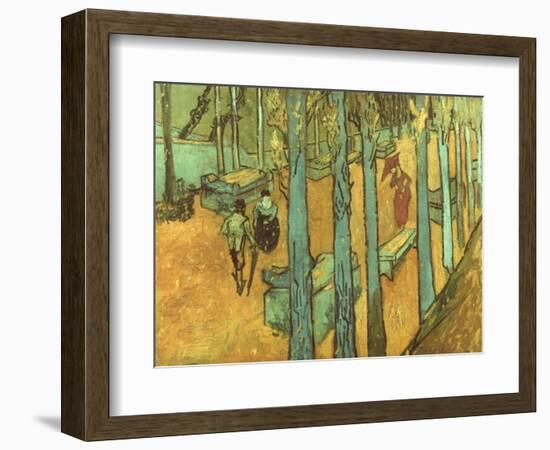 Van Gogh: Alyscamps, 1888-Vincent van Gogh-Framed Giclee Print