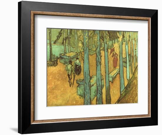 Van Gogh: Alyscamps, 1888-Vincent van Gogh-Framed Giclee Print