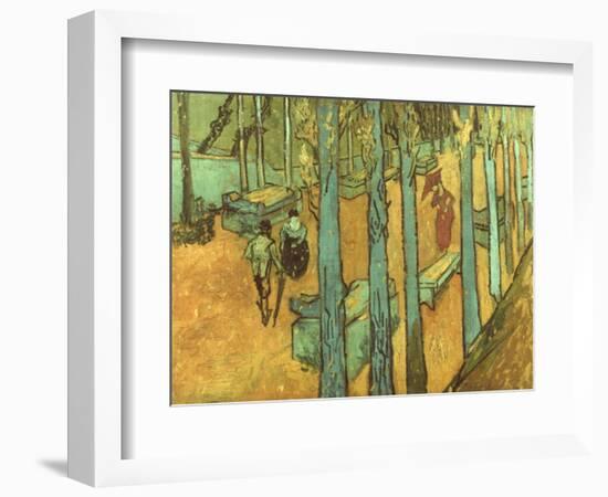 Van Gogh: Alyscamps, 1888-Vincent van Gogh-Framed Giclee Print