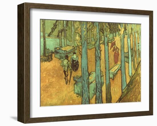 Van Gogh: Alyscamps, 1888-Vincent van Gogh-Framed Giclee Print