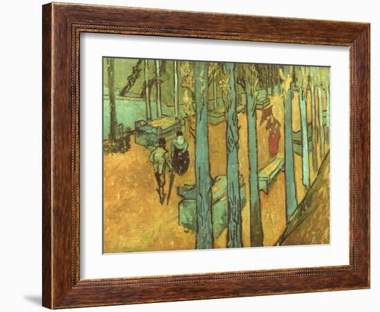 Van Gogh: Alyscamps, 1888-Vincent van Gogh-Framed Giclee Print