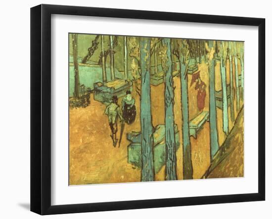 Van Gogh: Alyscamps, 1888-Vincent van Gogh-Framed Giclee Print