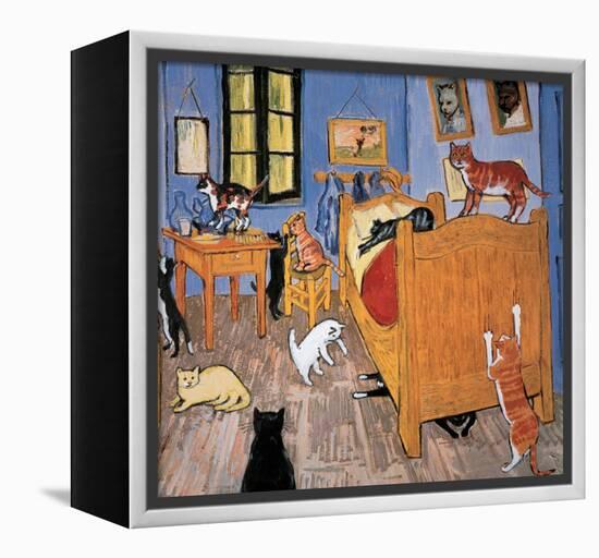 Van Gogh Arles Cat-Chameleon Design, Inc.-Framed Stretched Canvas