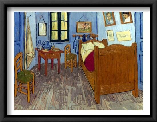 Van Gogh Bedroom 1889 Framed Art Print By Vincent Van Gogh Art Com