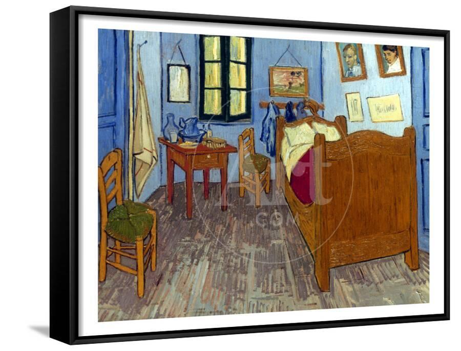 Van Gogh Bedroom 1889 Framed Art Print By Vincent Van Gogh Art Com