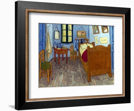 Van Gogh: Bedroom, 1889-Vincent van Gogh-Framed Giclee Print