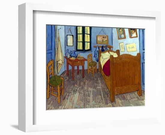 Van Gogh: Bedroom, 1889-Vincent van Gogh-Framed Giclee Print