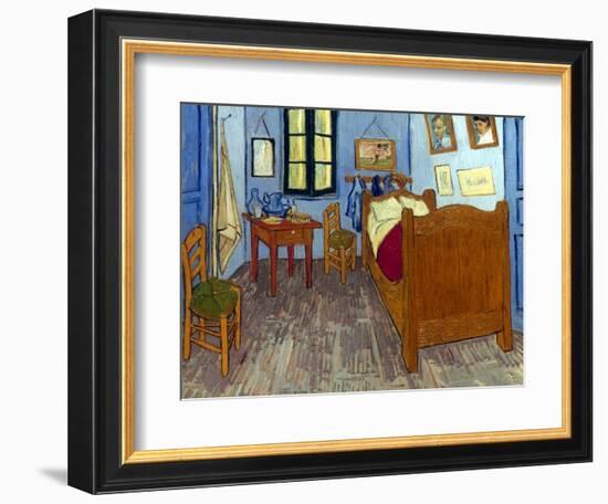 Van Gogh: Bedroom, 1889-Vincent van Gogh-Framed Giclee Print