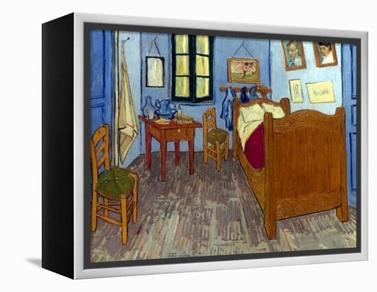 Van Gogh: Bedroom, 1889-Vincent van Gogh-Framed Premier Image Canvas