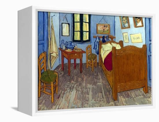 Van Gogh: Bedroom, 1889-Vincent van Gogh-Framed Premier Image Canvas
