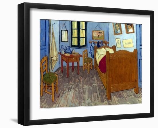 Van Gogh: Bedroom, 1889-Vincent van Gogh-Framed Giclee Print