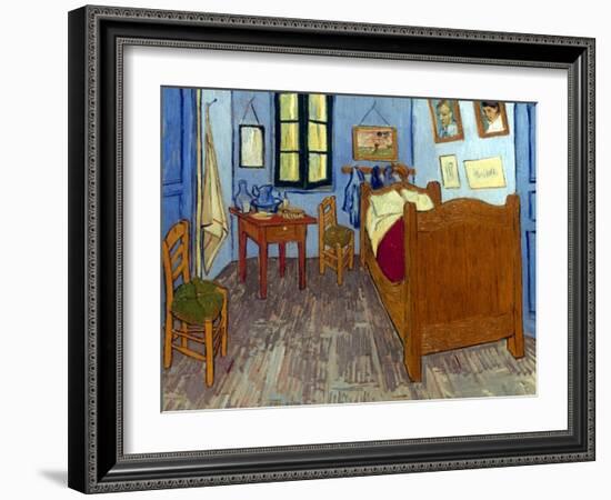 Van Gogh: Bedroom, 1889-Vincent van Gogh-Framed Giclee Print