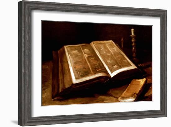 Van Gogh: Bible, 1885-Vincent van Gogh-Framed Giclee Print