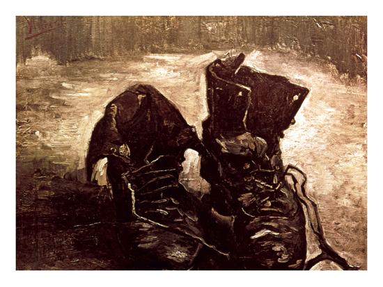 Van Gogh Boots 1886 Giclee Print Vincent Van Gogh Art Com
