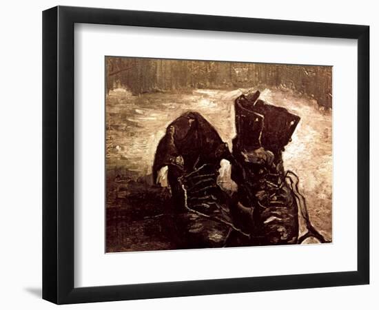 Van Gogh: Boots, 1886-Vincent van Gogh-Framed Giclee Print