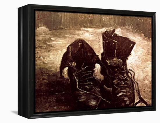 Van Gogh: Boots, 1886-Vincent van Gogh-Framed Premier Image Canvas