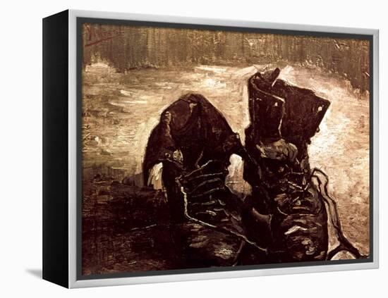 Van Gogh: Boots, 1886-Vincent van Gogh-Framed Premier Image Canvas