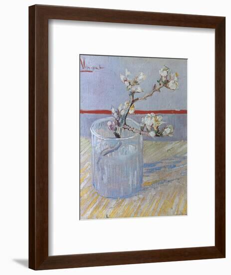 Van Gogh: Branch, 1888-Vincent van Gogh-Framed Premium Giclee Print