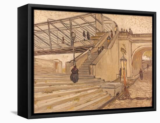 Van Gogh: Bridge, 1888-Vincent van Gogh-Framed Premier Image Canvas
