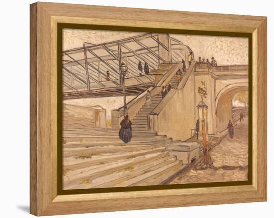 Van Gogh: Bridge, 1888-Vincent van Gogh-Framed Premier Image Canvas