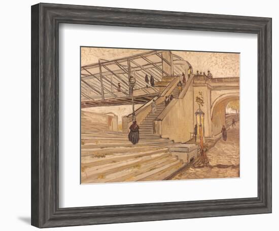 Van Gogh: Bridge, 1888-Vincent van Gogh-Framed Giclee Print