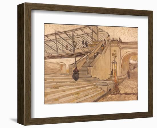 Van Gogh: Bridge, 1888-Vincent van Gogh-Framed Giclee Print