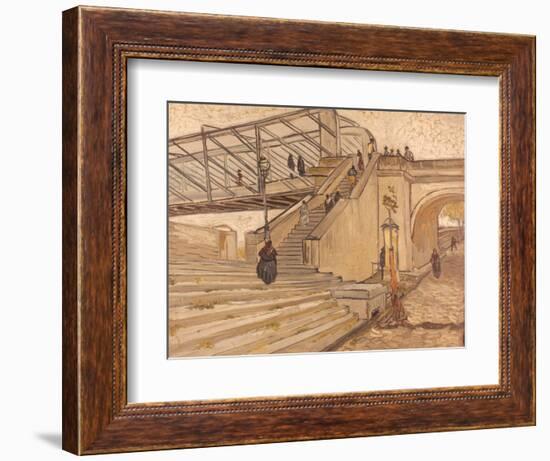 Van Gogh: Bridge, 1888-Vincent van Gogh-Framed Giclee Print