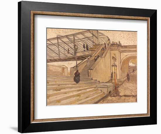 Van Gogh: Bridge, 1888-Vincent van Gogh-Framed Giclee Print