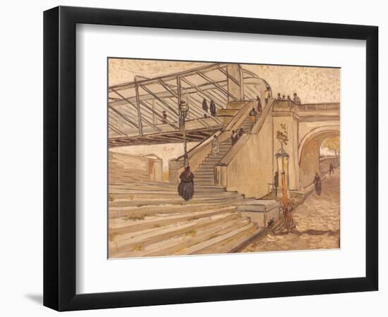 Van Gogh: Bridge, 1888-Vincent van Gogh-Framed Giclee Print