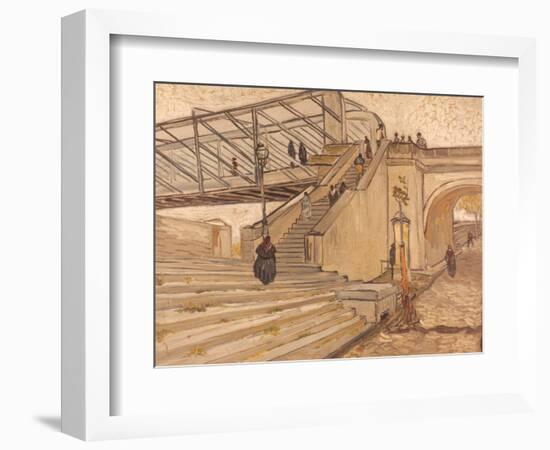 Van Gogh: Bridge, 1888-Vincent van Gogh-Framed Giclee Print