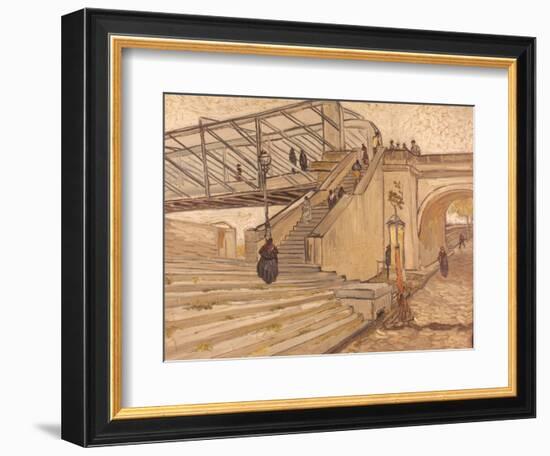 Van Gogh: Bridge, 1888-Vincent van Gogh-Framed Giclee Print