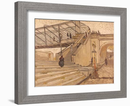 Van Gogh: Bridge, 1888-Vincent van Gogh-Framed Giclee Print