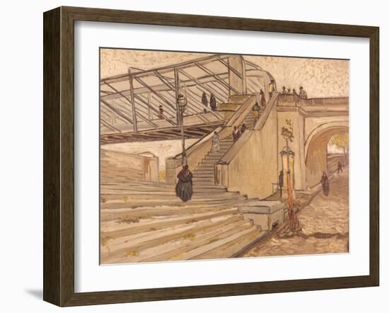 Van Gogh: Bridge, 1888-Vincent van Gogh-Framed Giclee Print