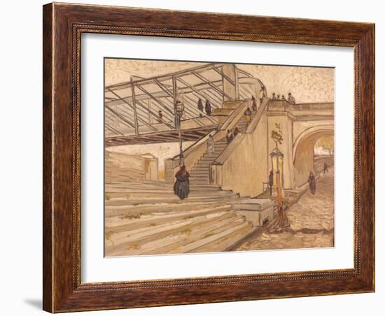 Van Gogh: Bridge, 1888-Vincent van Gogh-Framed Giclee Print