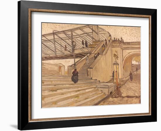 Van Gogh: Bridge, 1888-Vincent van Gogh-Framed Giclee Print