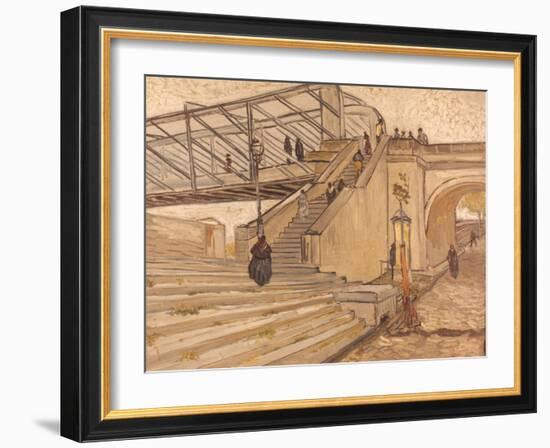 Van Gogh: Bridge, 1888-Vincent van Gogh-Framed Giclee Print