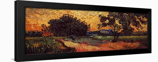 Van Gogh: Castle, 1890-Vincent van Gogh-Framed Giclee Print