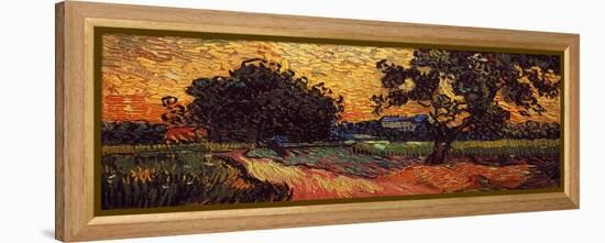 Van Gogh: Castle, 1890-Vincent van Gogh-Framed Premier Image Canvas